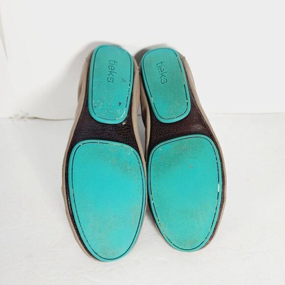Tieks by Gavrieli Women's Size US 8 Taupe Leather Slip On Ballet Flats - Picture 10 of 12